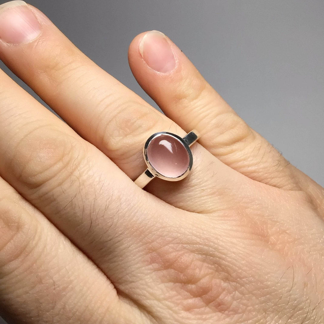 Rose Quartz Ring-Rocks and Gems Canada