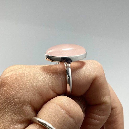Rose Quartz Ring-Rocks and Gems Canada