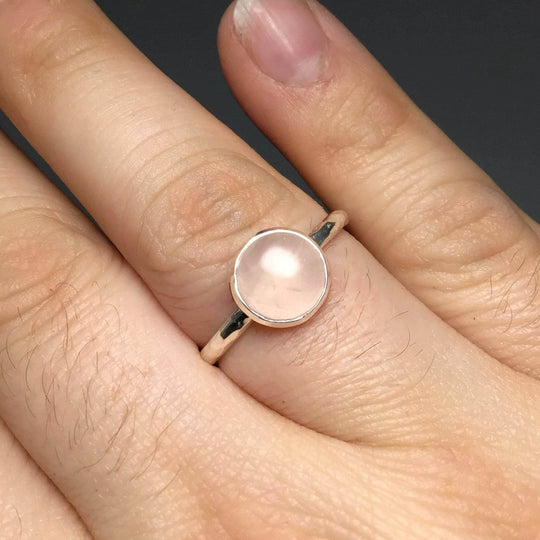 Rose Quartz Ring-Rocks and Gems Canada