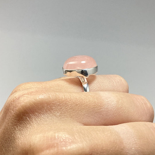 Rose Quartz Ring-Rocks and Gems Canada