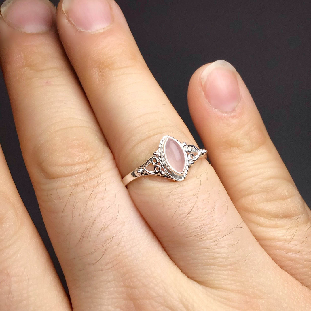 Rose Quartz Ring-Rocks and Gems Canada