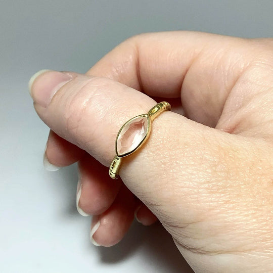 Rose Quartz Ring-Rocks and Gems Canada