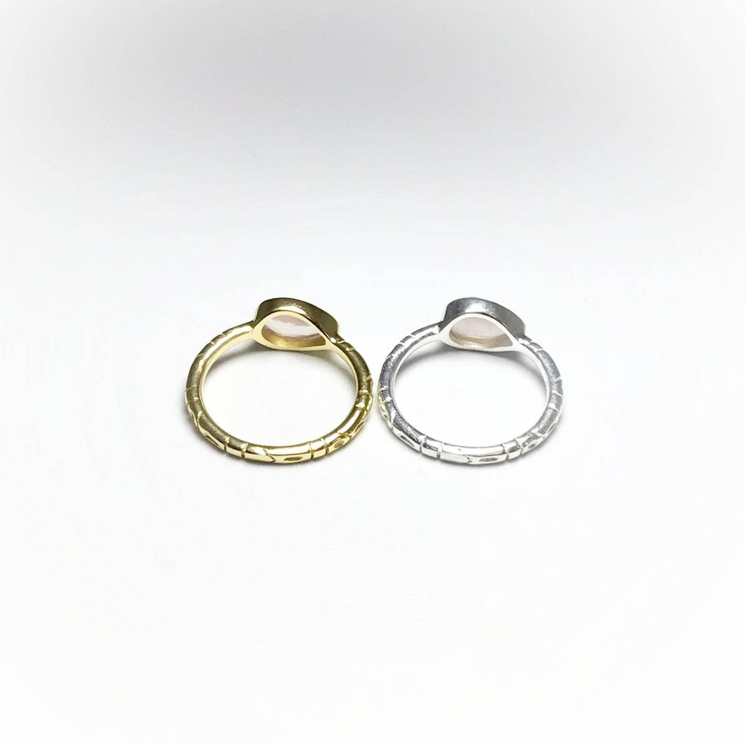 Rose Quartz Ring-Rocks and Gems Canada