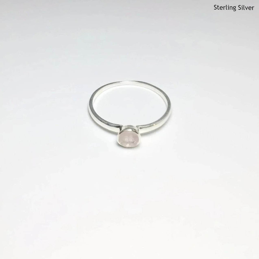 Rose Quartz Ring-Rocks and Gems Canada