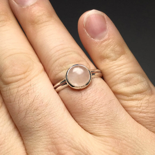 Rose Quartz Ring-Rocks and Gems Canada