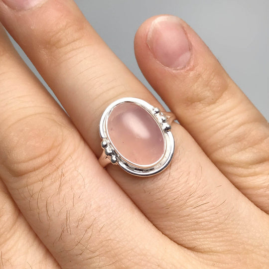 Rose Quartz Ring-Rocks and Gems Canada