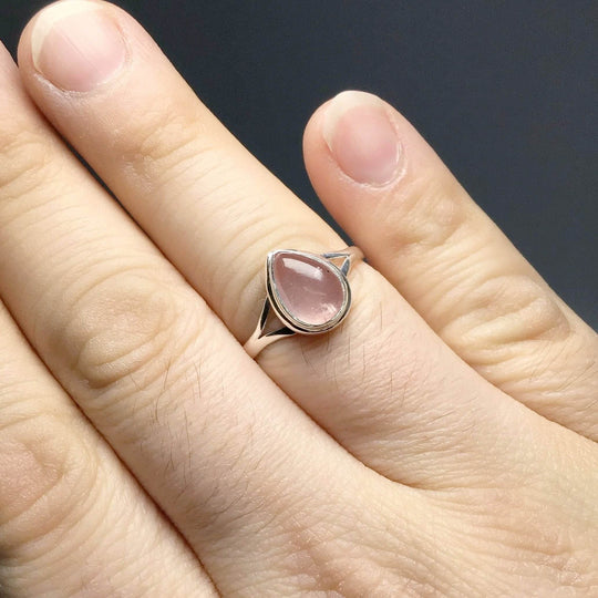 Rose Quartz Ring-Rocks and Gems Canada