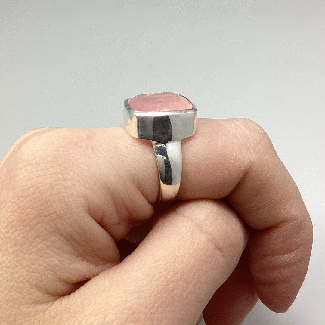 Rose Quartz Ring-Rocks and Gems Canada