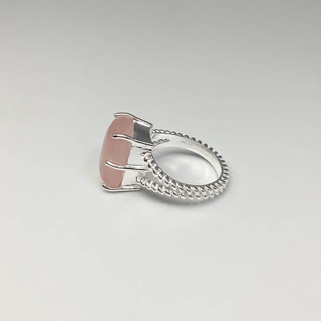 Rose Quartz Ring-Rocks and Gems Canada