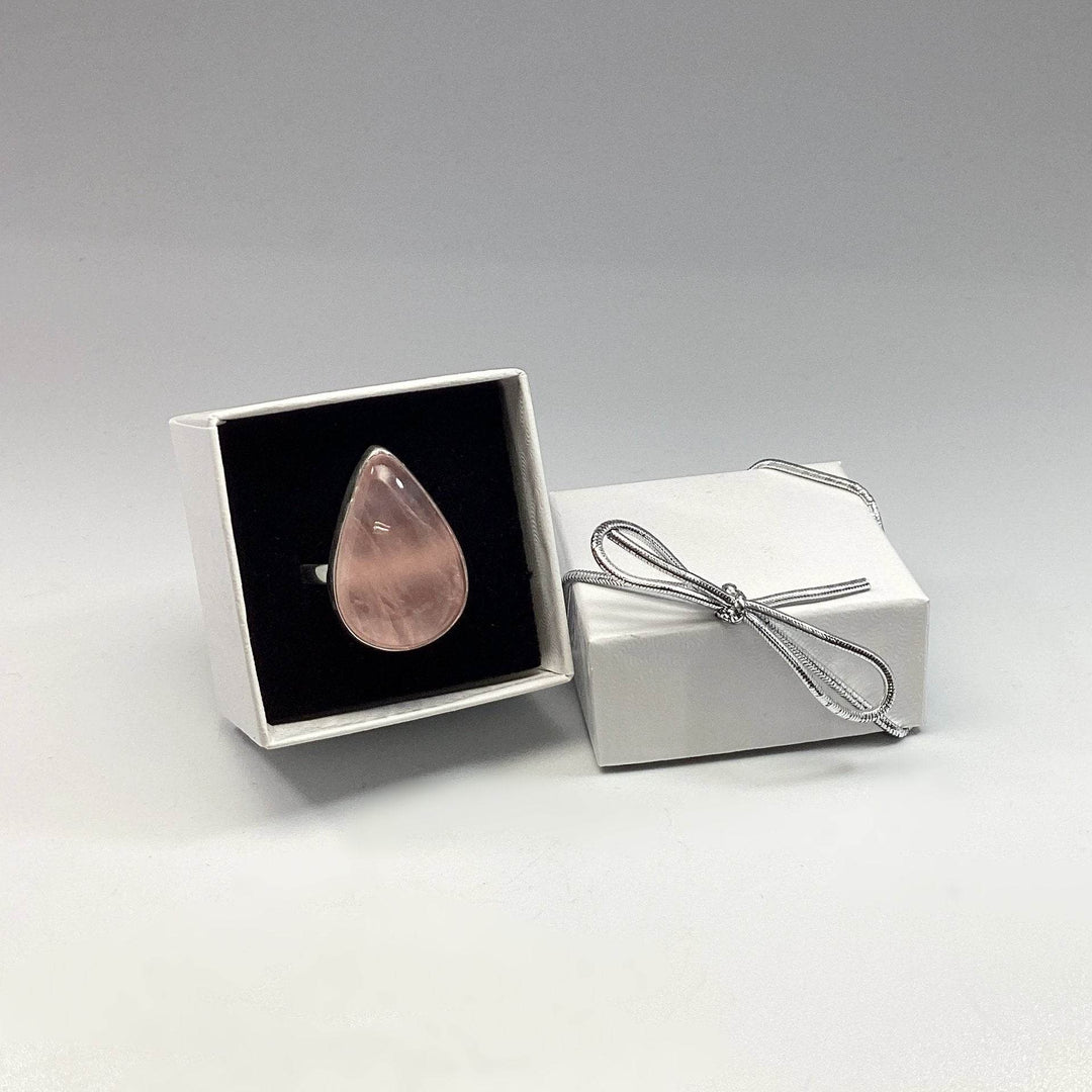 Rose Quartz Ring-Rocks and Gems Canada