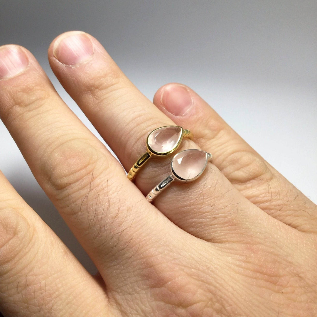 Rose Quartz Ring-Rocks and Gems Canada