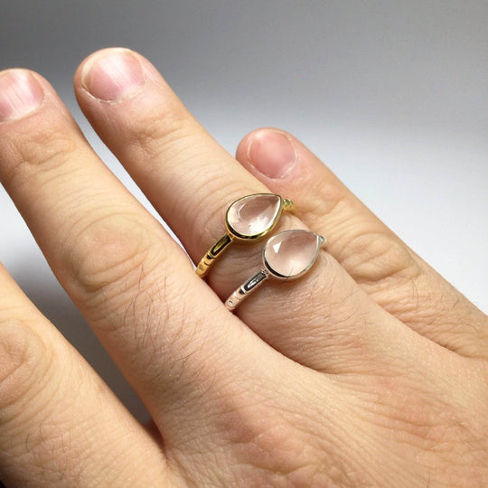 Rose Quartz Ring-Rocks and Gems Canada