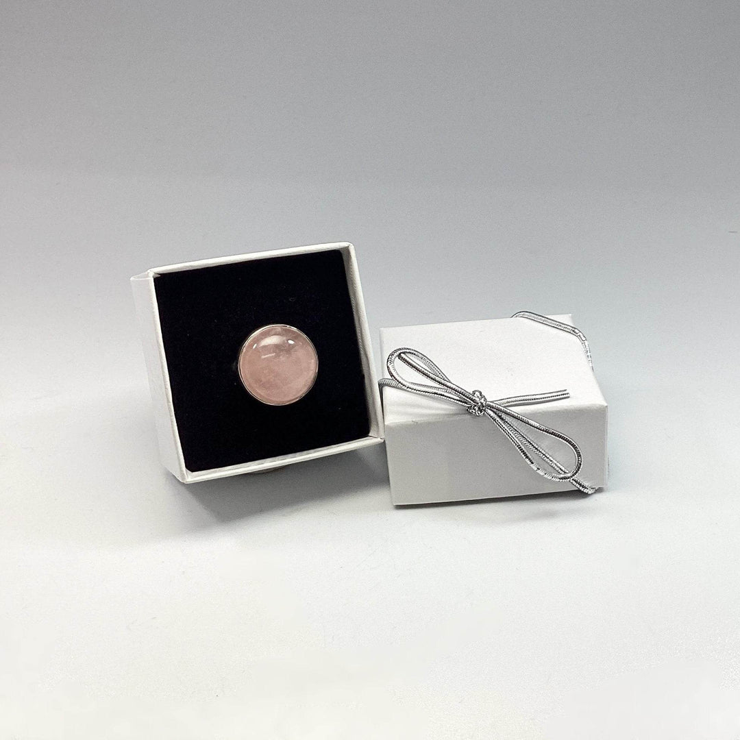 Rose Quartz Ring-Rocks and Gems Canada