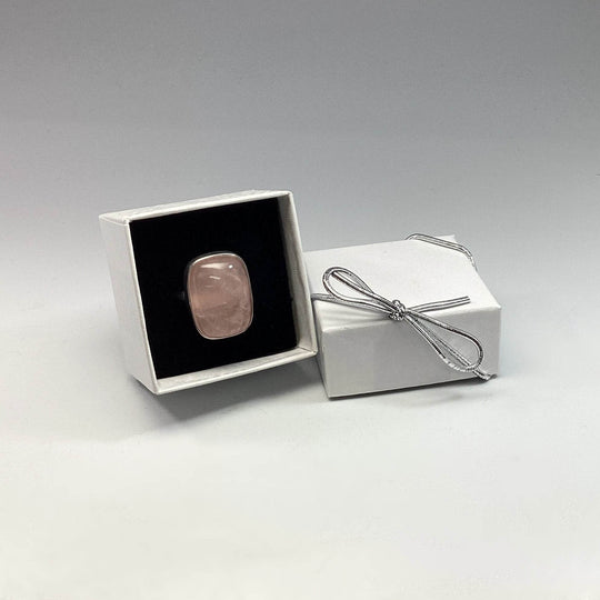 Rose Quartz Ring-Rocks and Gems Canada