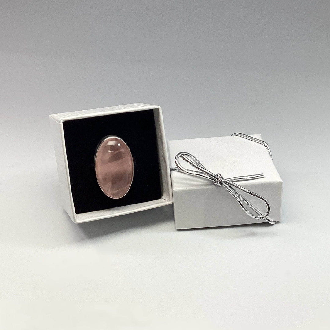 Rose Quartz Ring-Rocks and Gems Canada