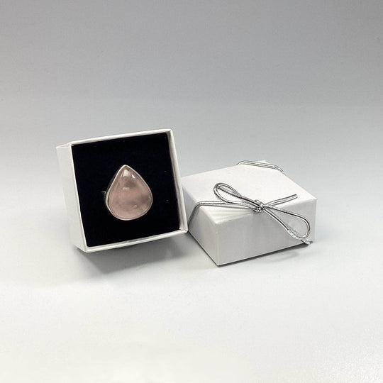 Rose Quartz Ring-Rocks and Gems Canada