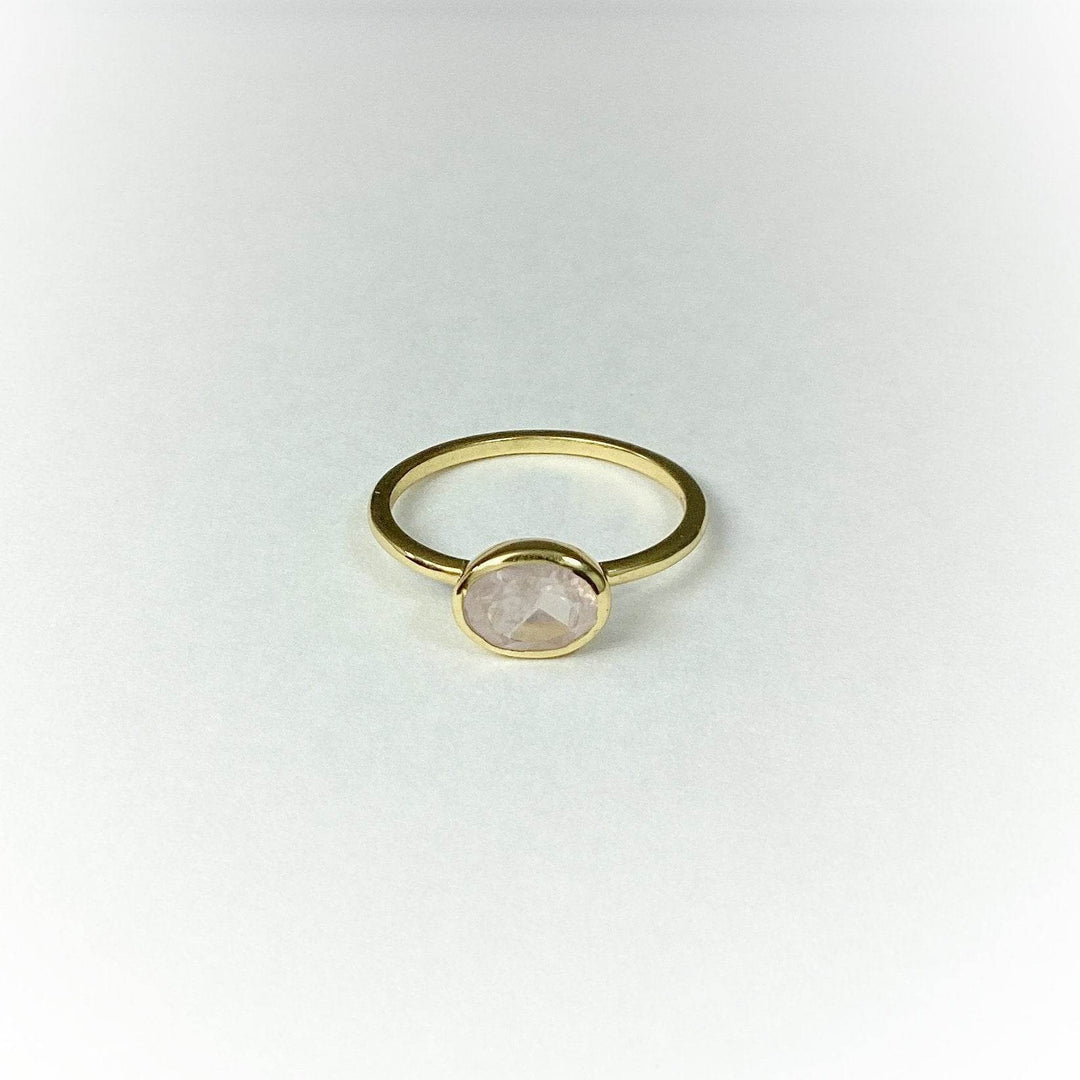 Rose Quartz Ring-Rocks and Gems Canada
