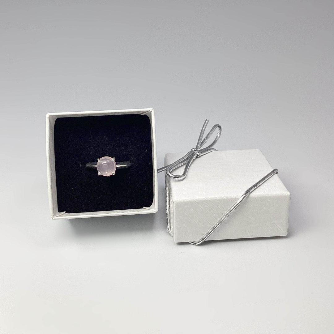 Rose Quartz Ring-Rocks and Gems Canada
