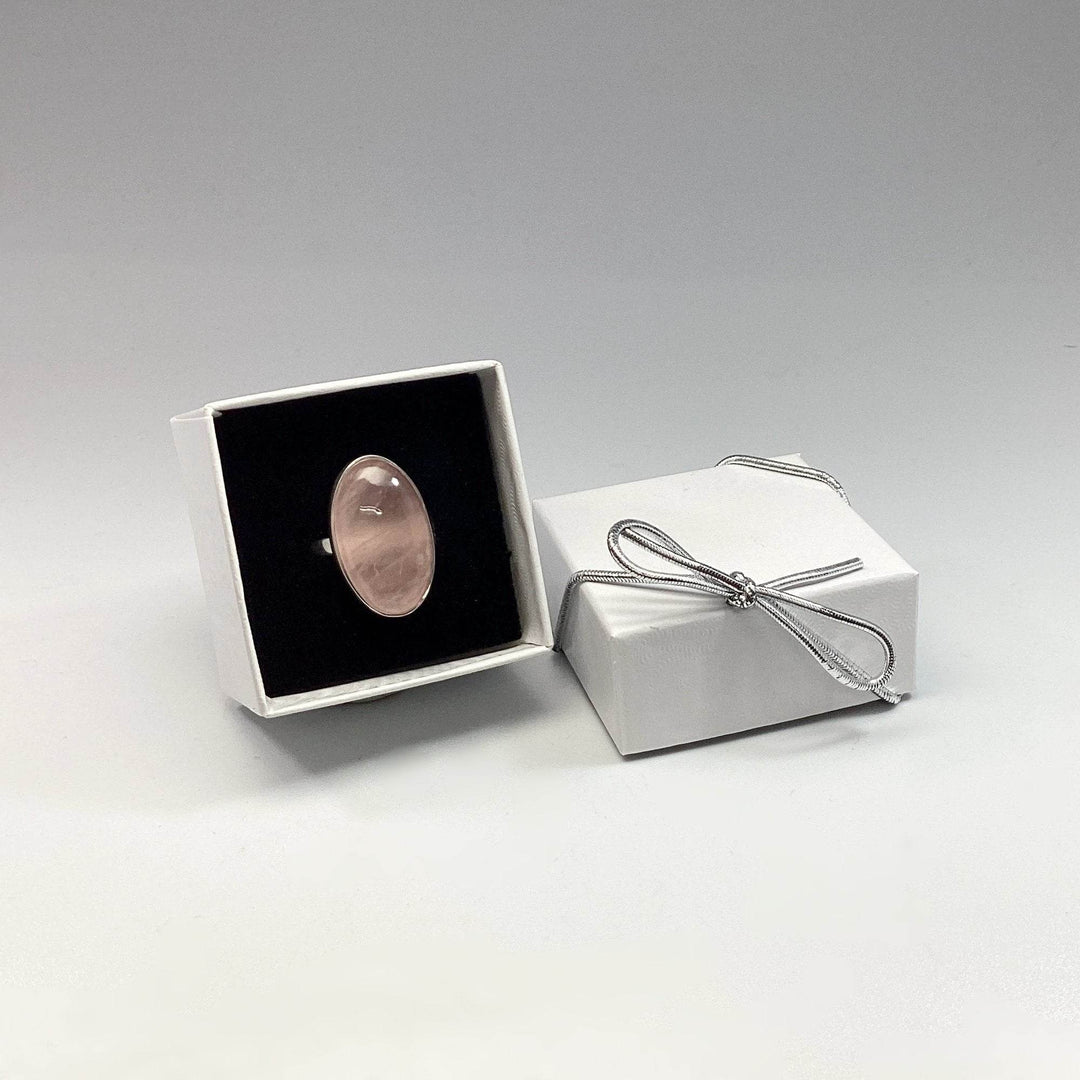 Rose Quartz Ring-Rocks and Gems Canada