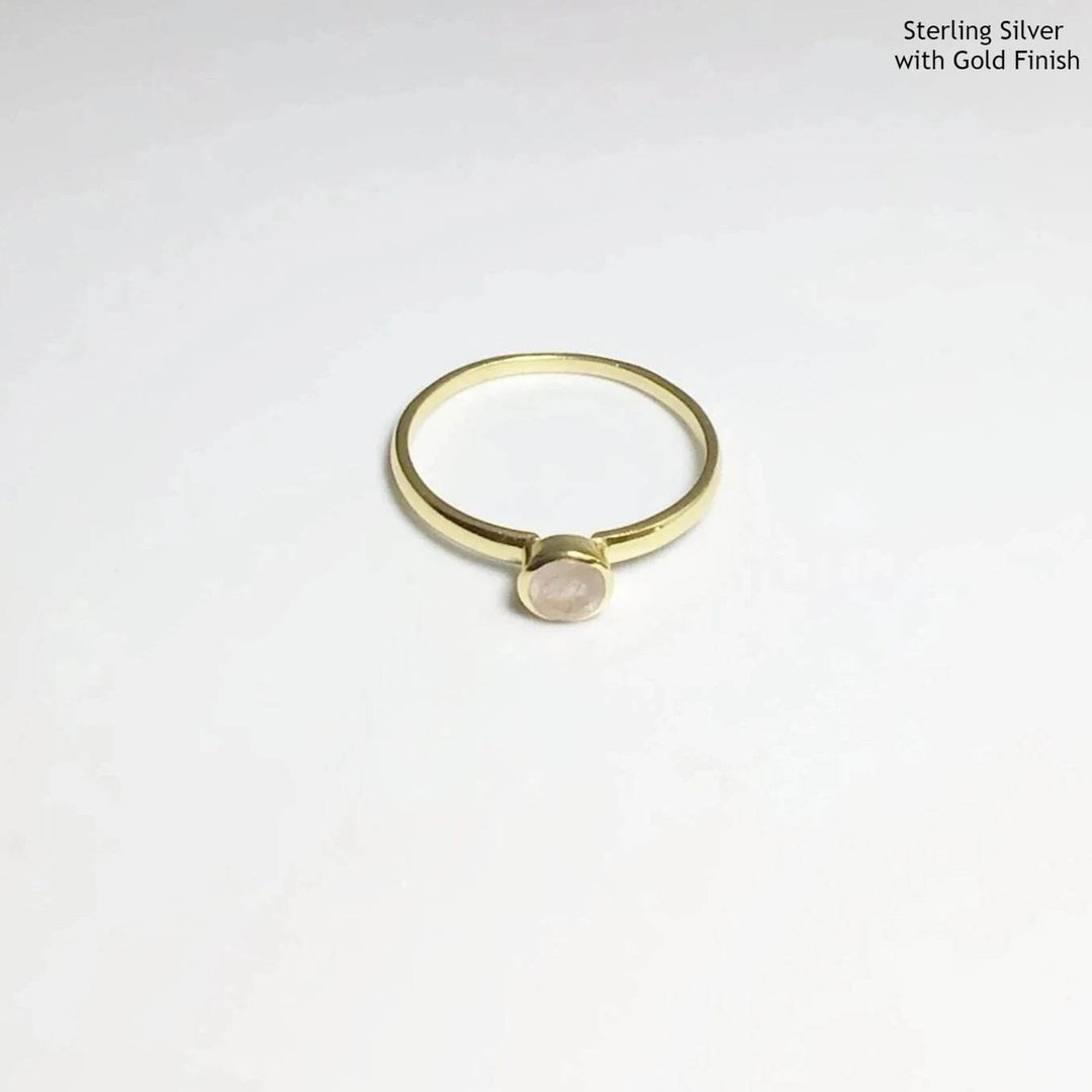 Rose Quartz Ring-Rocks and Gems Canada