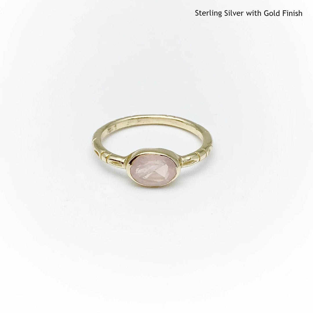 Rose Quartz Ring-Rocks and Gems Canada