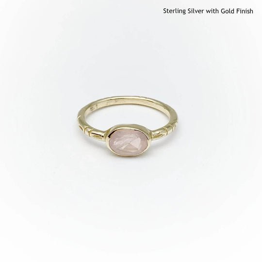Rose Quartz Ring-Rocks and Gems Canada
