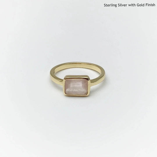 Rose Quartz Ring-Rocks and Gems Canada