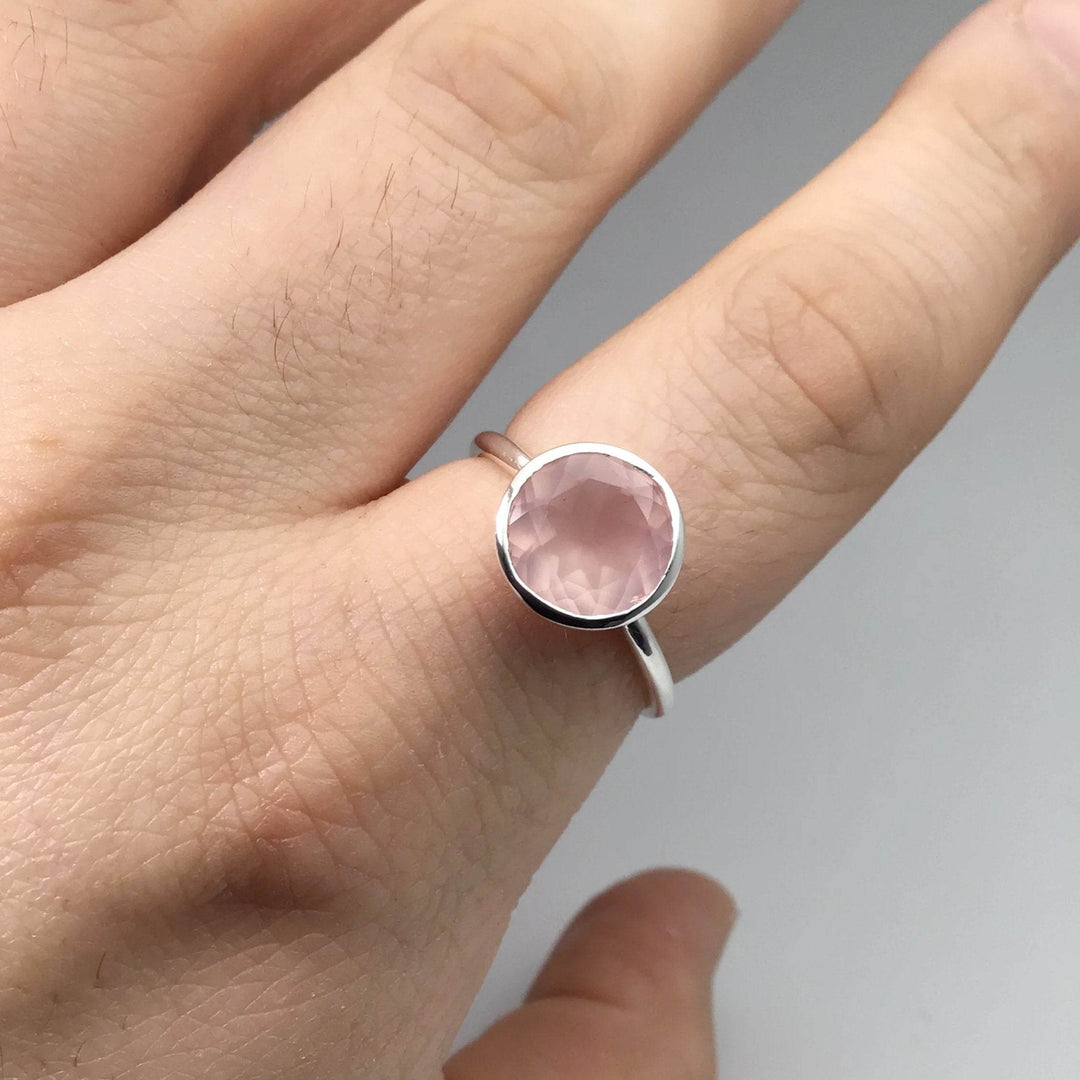Rose Quartz Ring-Rocks and Gems Canada