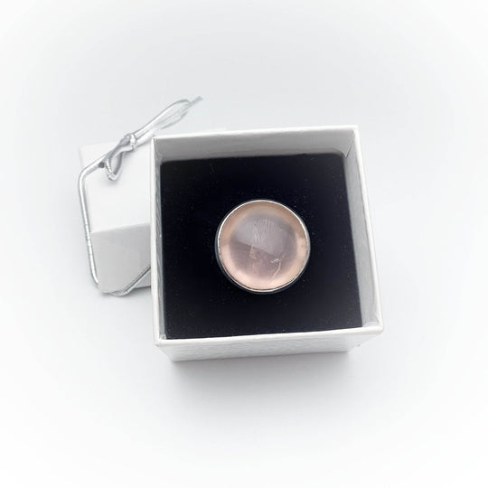 Rose Quartz Ring-Rocks and Gems Canada