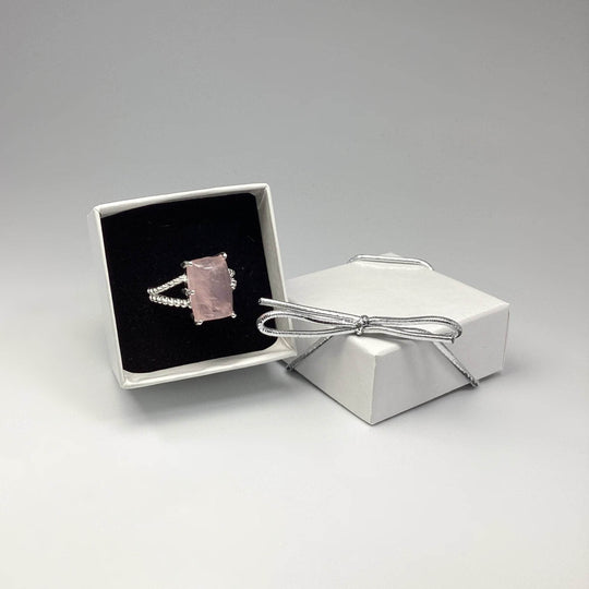 Rose Quartz Ring-Rocks and Gems Canada