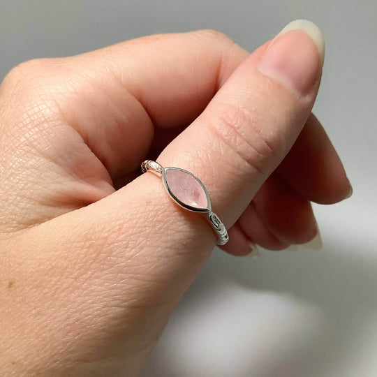 Rose Quartz Ring-Rocks and Gems Canada