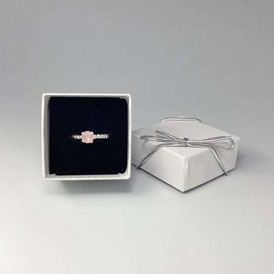 Rose Quartz Ring-Rocks and Gems Canada