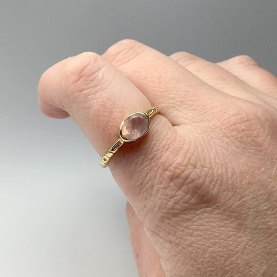 Rose Quartz Ring-Rocks and Gems Canada