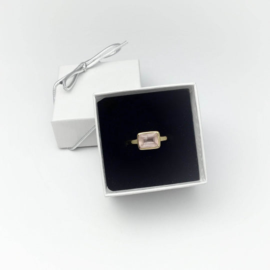 Rose Quartz Ring-Rocks and Gems Canada