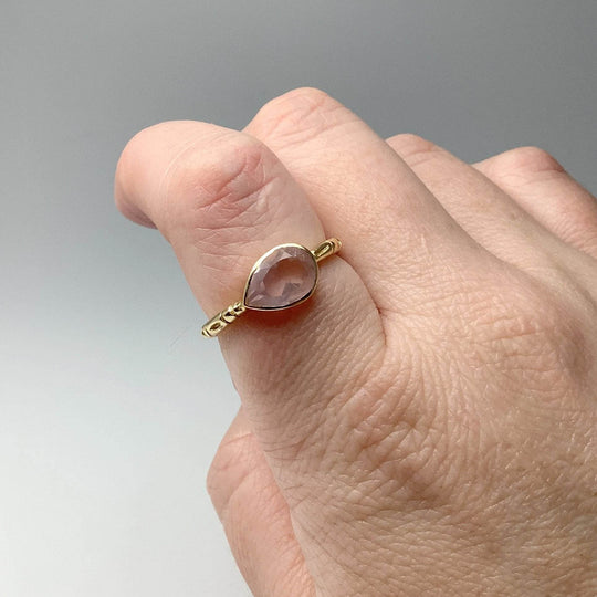 Rose Quartz Ring-Rocks and Gems Canada