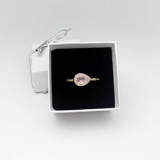 Rose Quartz Ring-Rocks and Gems Canada