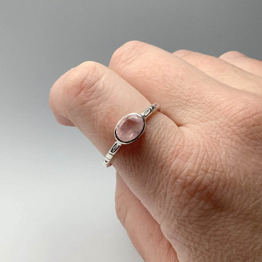 Rose Quartz Ring-Rocks and Gems Canada