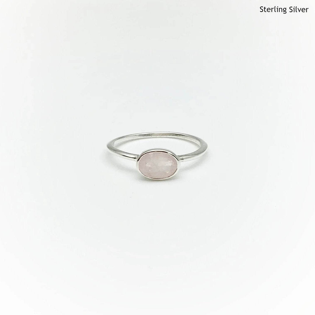 Rose Quartz Ring-Rocks and Gems Canada