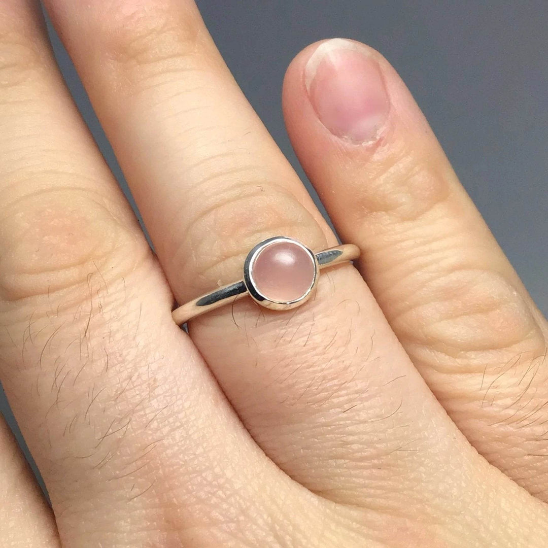 Rose Quartz Ring-Rocks and Gems Canada