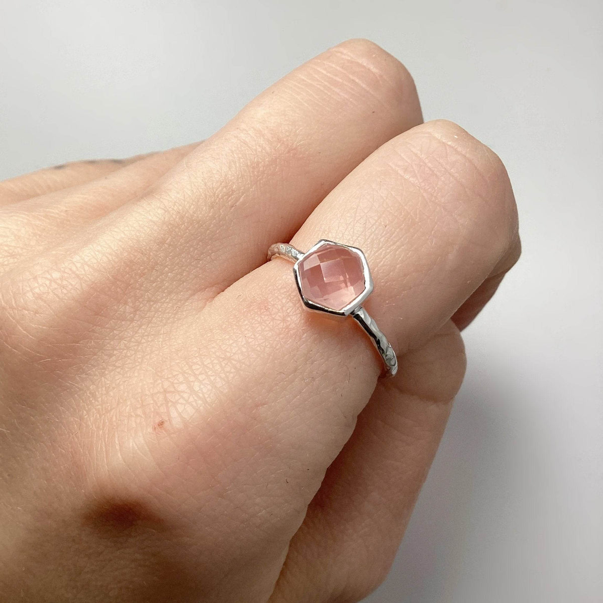 Rose Quartz Ring-Rocks and Gems Canada