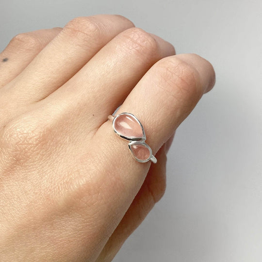 Rose Quartz Ring-Rocks and Gems Canada