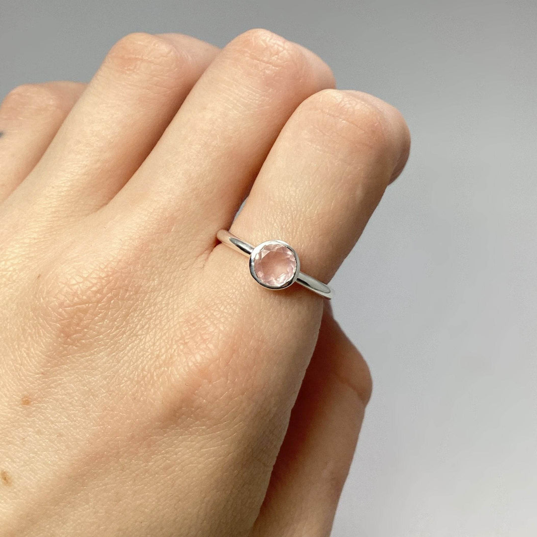 Rose Quartz Ring-Rocks and Gems Canada
