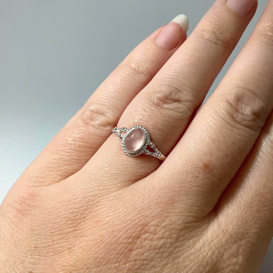 Rose Quartz Ring-Rocks and Gems Canada