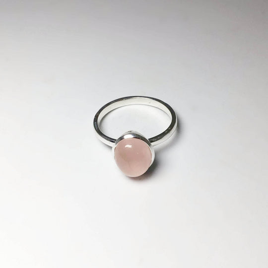 Rose Quartz Ring-Rocks and Gems Canada