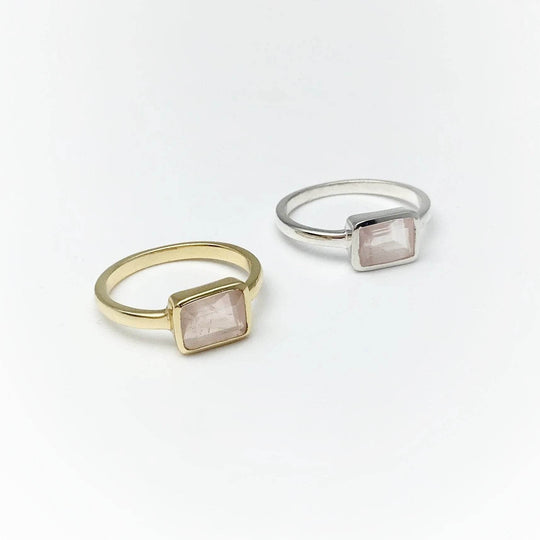 Rose Quartz Ring-Rocks and Gems Canada