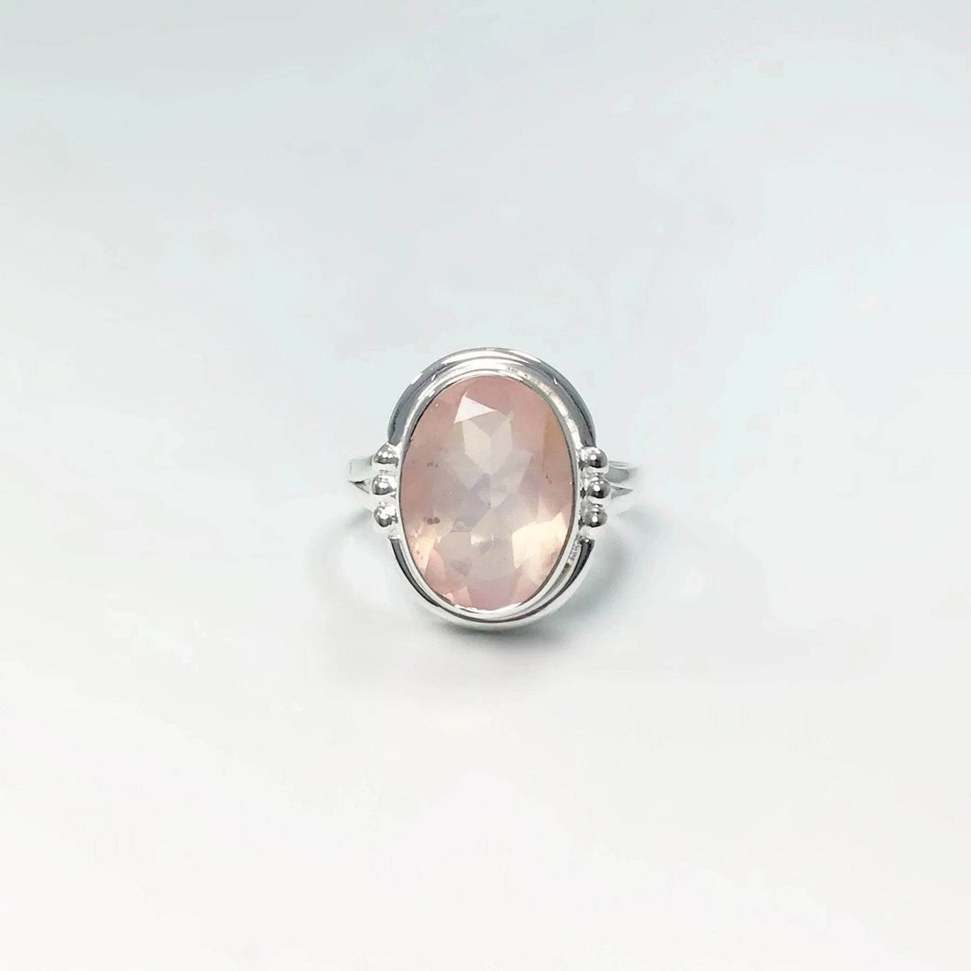 Rose Quartz Ring-Rocks and Gems Canada