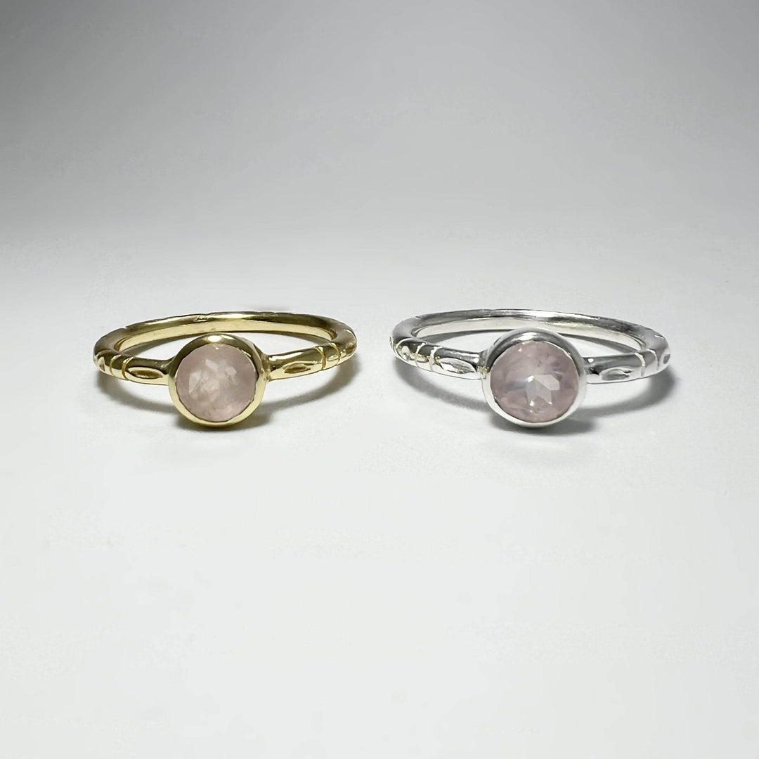 Rose Quartz Ring-Rocks and Gems Canada