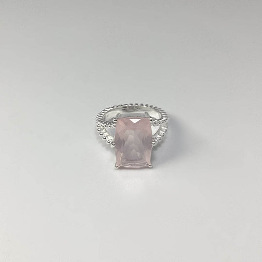 Rose Quartz Ring-Rocks and Gems Canada