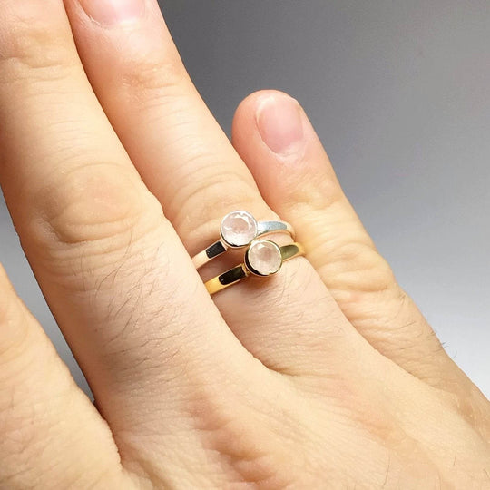 Rose Quartz Ring-Rocks and Gems Canada