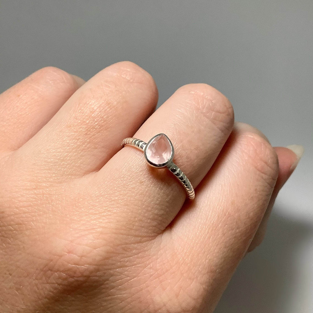 Rose Quartz Ring-Rocks and Gems Canada